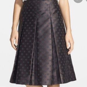 Plum Halogen size 12 polka dot skirt